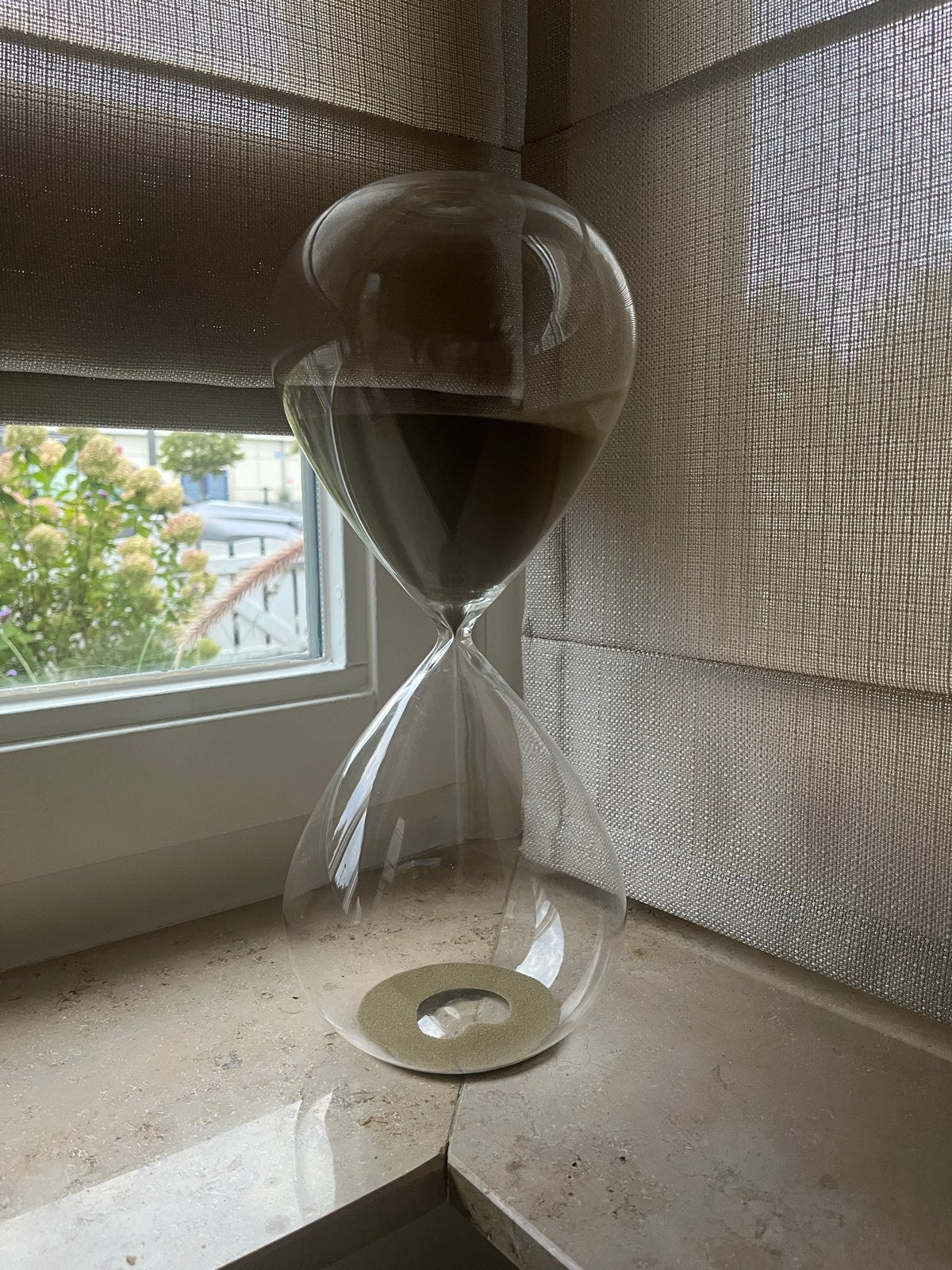 Pols Potten Zandloper Goud Zand 38cm Hoog, Ophalen of Verzenden, Zo goed als nieuw, Goud, Glas