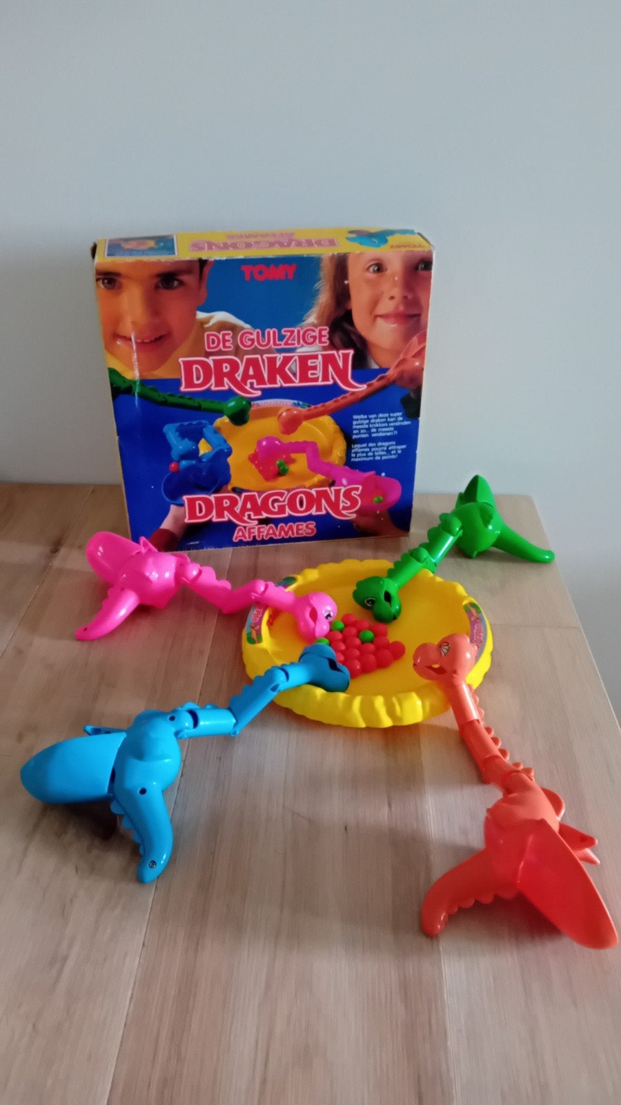 De gulzige draken    Tomy     gezelschapsspel, Hobby en Vrije tijd, Gezelschapsspellen | Bordspellen, Drie of vier spelers, Ophalen