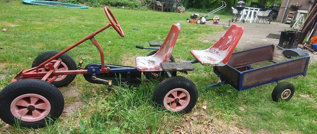 BERG skelter opknapper  met aanhanger en xtra stoeltje, Ophalen, Gebruikt, Berg, Duozit