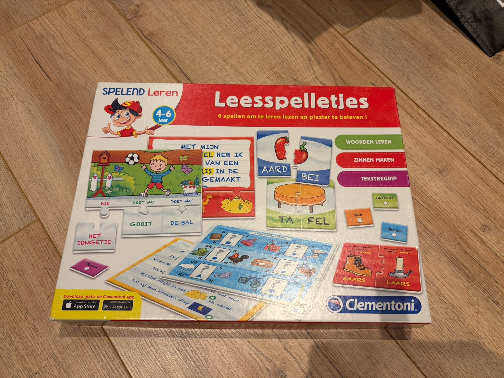 Clementoni leesspelletjes 4-6 jaar, Ophalen of Verzenden, Zo goed als nieuw