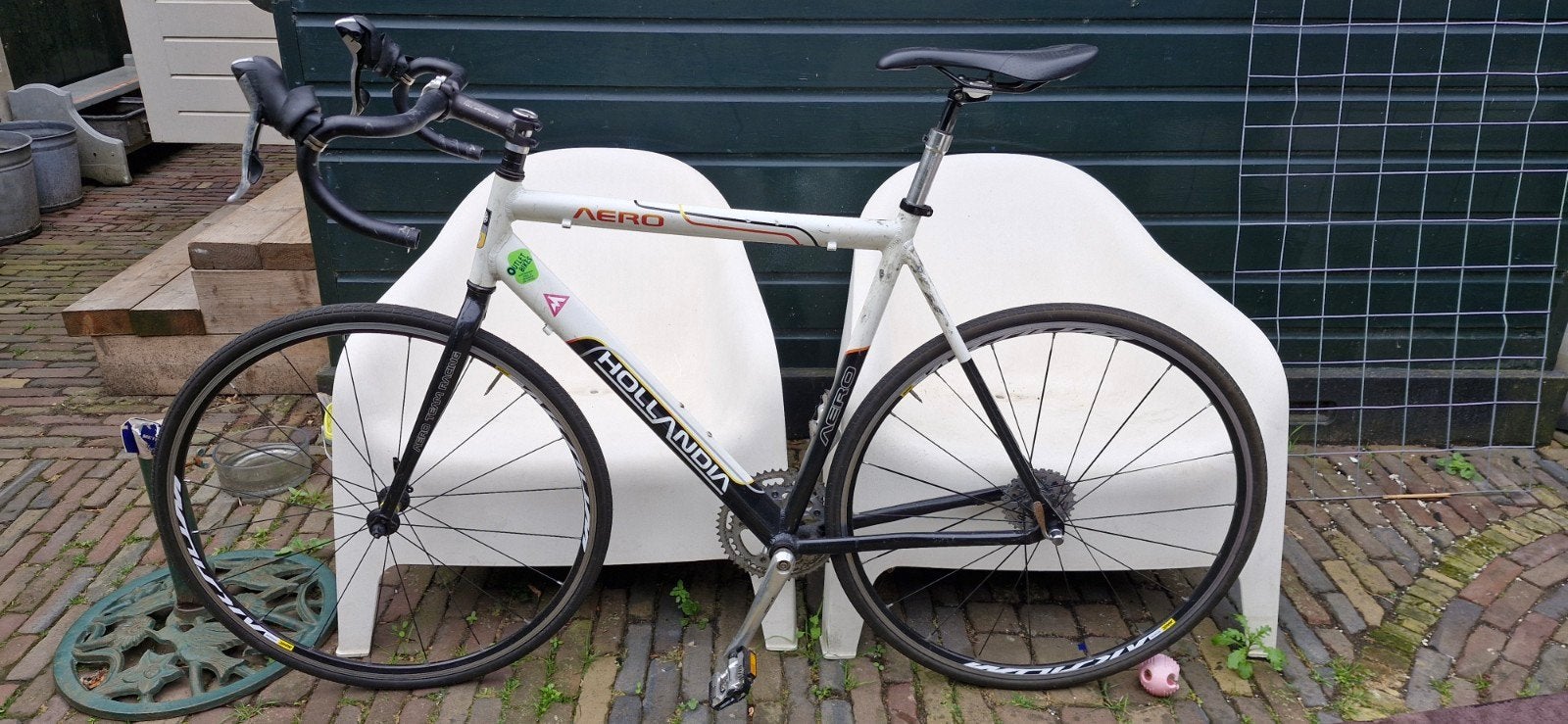 Hollandia Aero racefiets 58cm, 28 inch, Gebruikt, Aluminium, 57 tot 61 cm