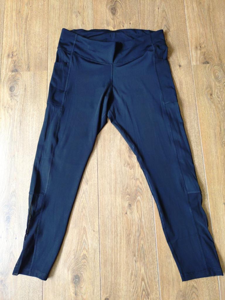 Nieuwe Crane sportlegging maat L (44/46) met mesh details, Kleding | Dames, Zwart, Crane, Maat 42/44 (L), Nieuw