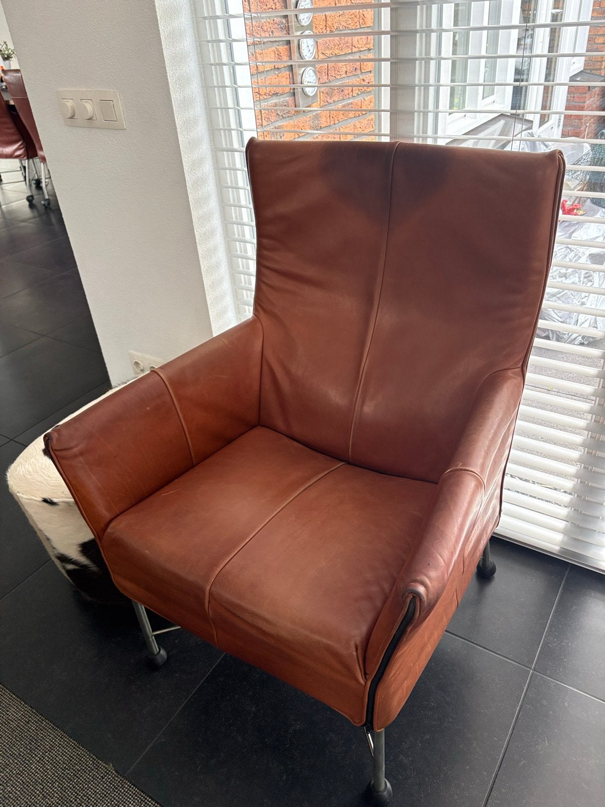 Montis Charlie fauteuil - Gerard van den Berg, Ophalen, Gebruikt, Zwart, Leer