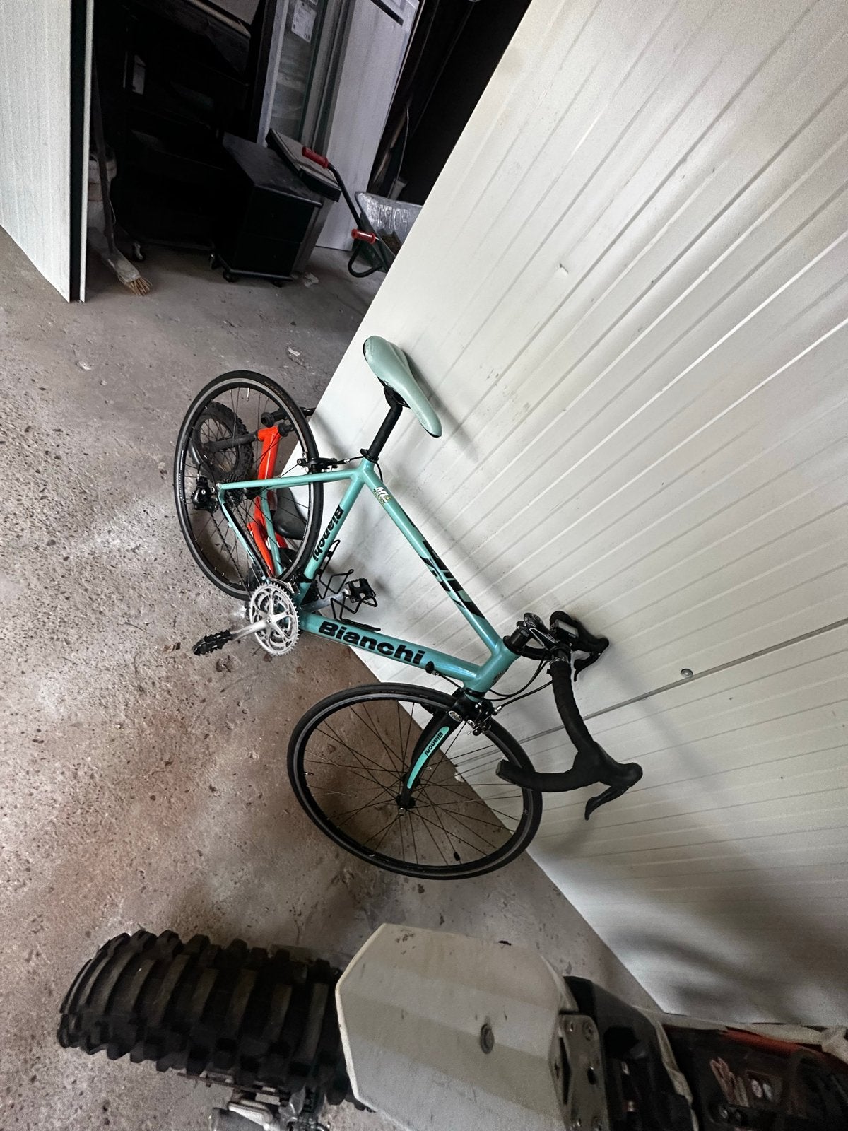 Bianchi racefiets - Celeste groen, 28 inch, Gebruikt, Aluminium, Meer dan 20 versnellingen