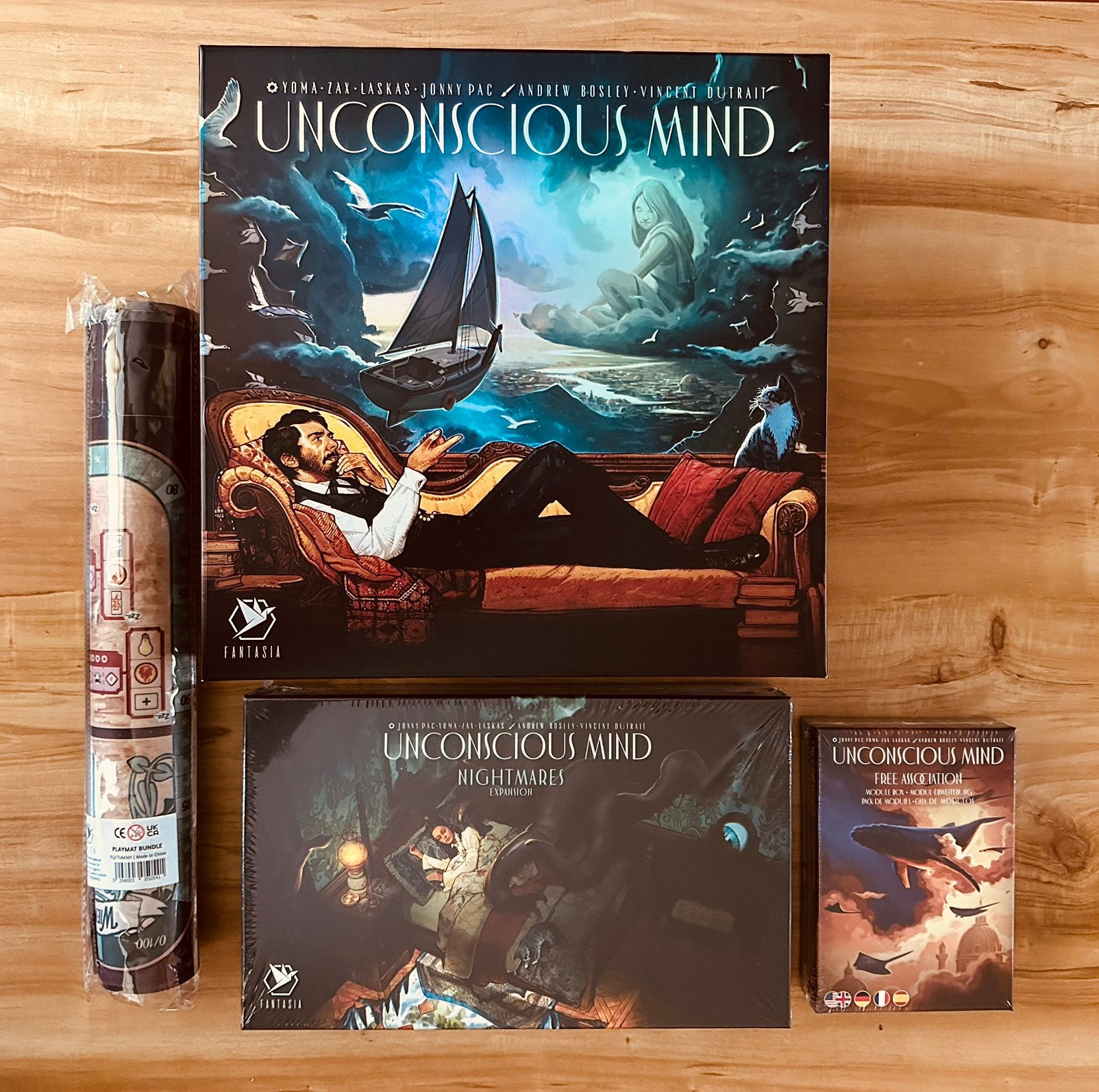 Unconsious Mind (Deluxe Kickstarter/Engels), Een of twee spelers, Ophalen of Verzenden, Zo goed als nieuw