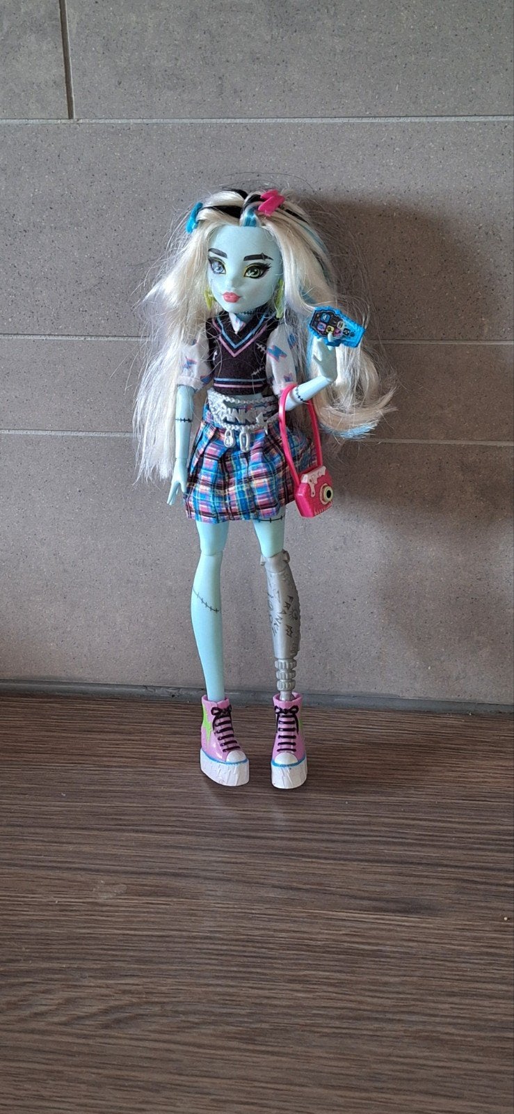 Monster High Pop Frankie Stein G3, Ophalen of Verzenden, Zo goed als nieuw, Overige typen