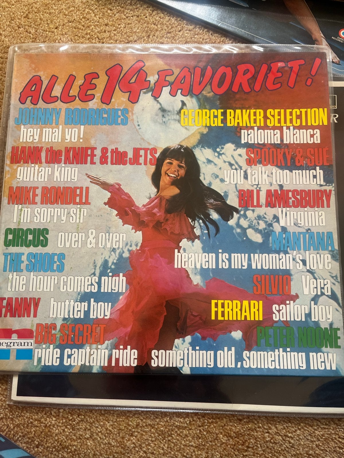 Alle 14 Favoriet! LP - Diverse Artiesten (Pop, Jaren '70), Gebruikt, Ophalen of Verzenden, 1970 - 1979, Complilatie