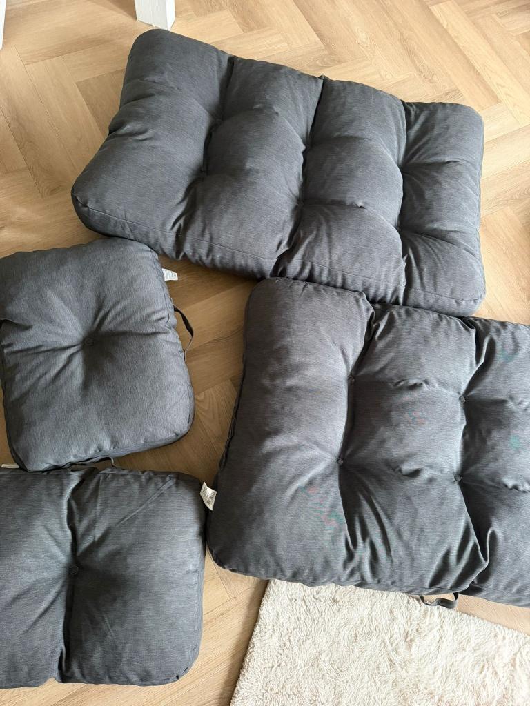 Pallet kussens action, Ophalen of Verzenden, Zo goed als nieuw, Grijs, Vierkant