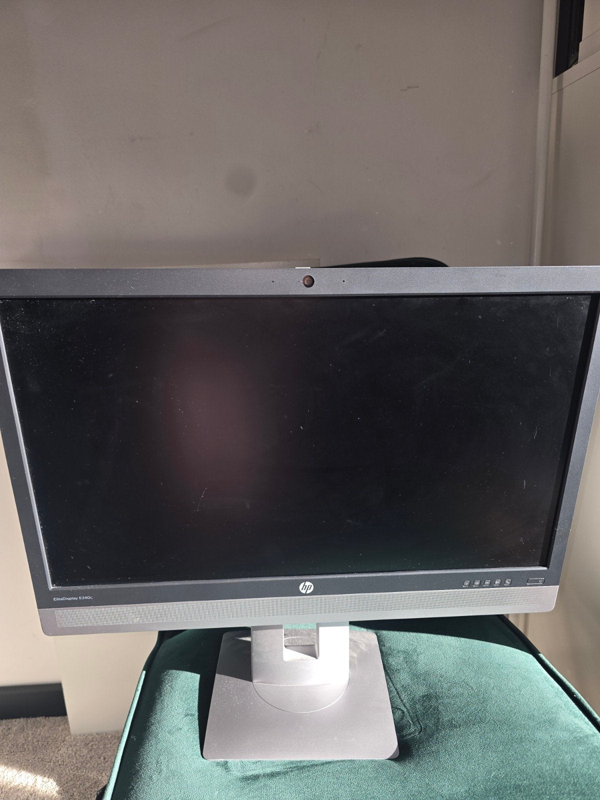 HP EliteDisplay E240c Monitor - Full HD, Ingebouwde Camera, Computers en Software, Monitoren, Ophalen, Full HD, Zo goed als nieuw