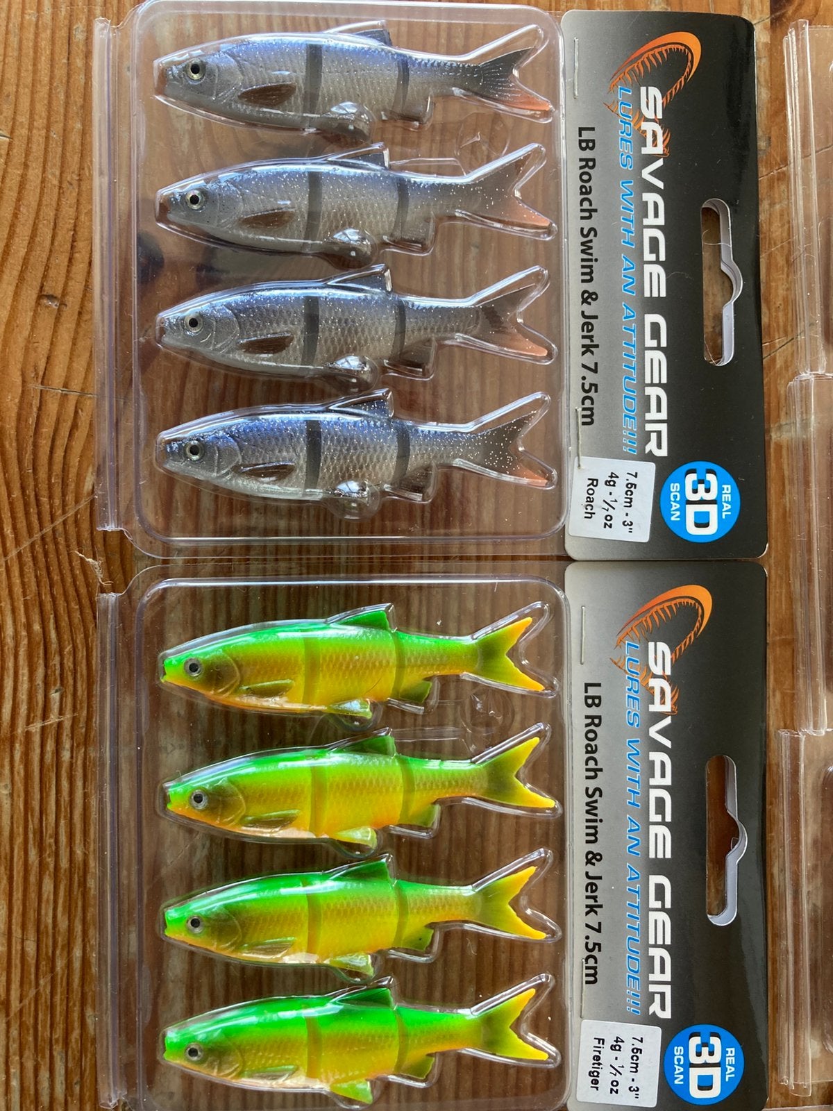 Roofvis set snoek, snoekbaars en baars, Ophalen, Nieuw, Complete set