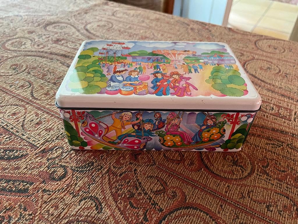 Verkade blik Kermis, Ophalen of Verzenden, Gebruikt, Koek(jes), Verkade