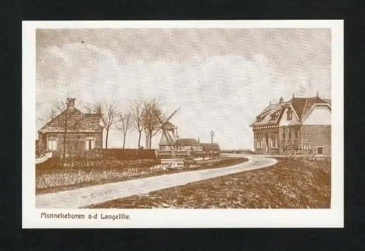 Munnekeburen a/d Langelille Molen Woningen., Ophalen of Verzenden, 1980 tot heden, Ongelopen, Friesland