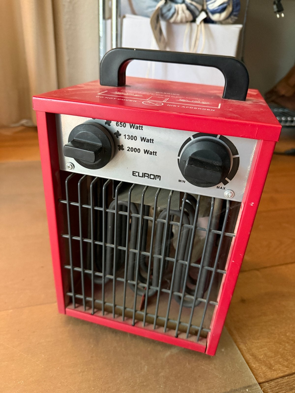 Elektrische garage kachel Eurom EK 2001 - 2000 Watt, Ophalen of Verzenden, Gebruikt