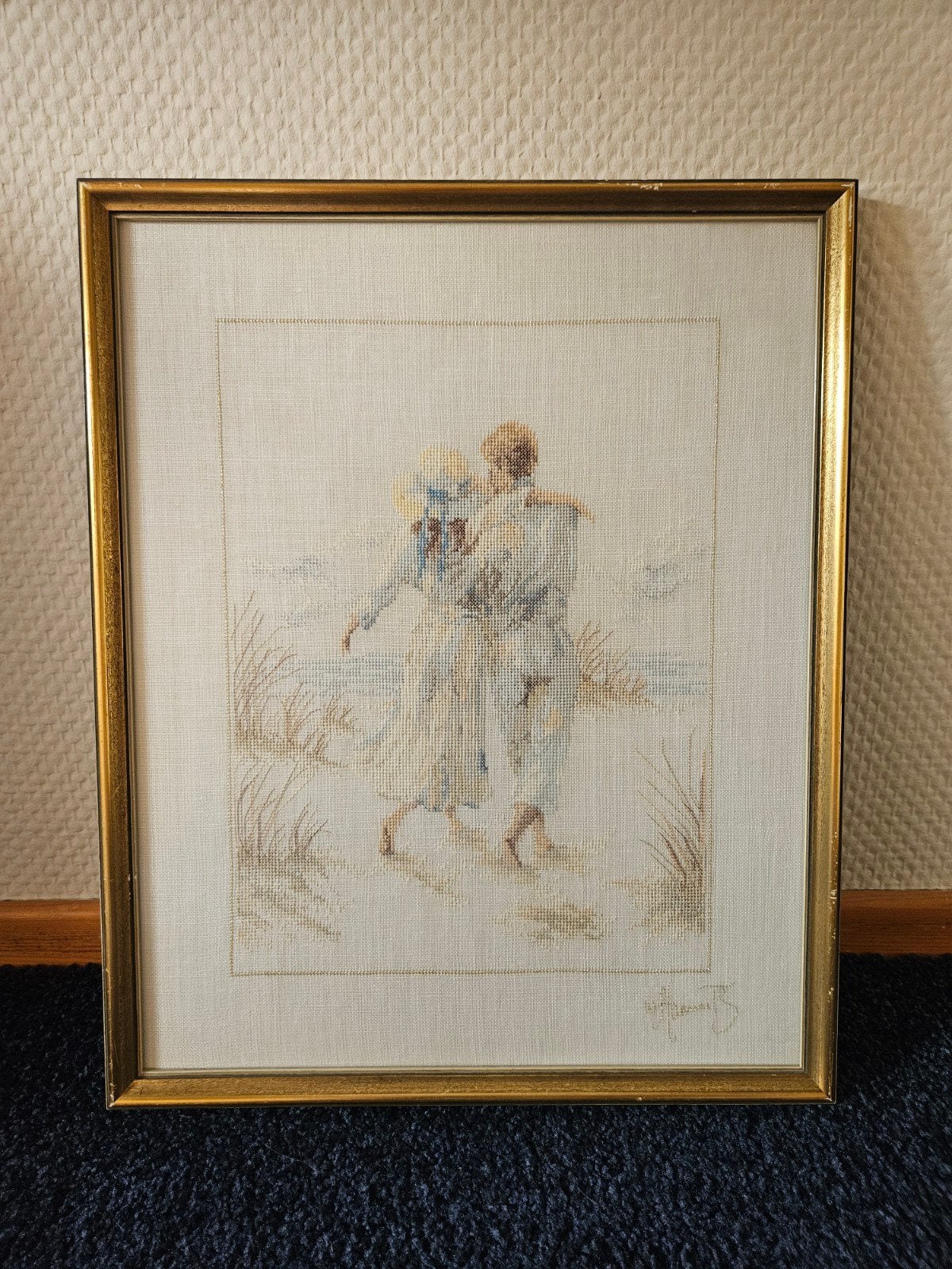 zelf geborduurd schilderij, Ophalen, Minder dan 50 cm, Schilderij, 5 – 50