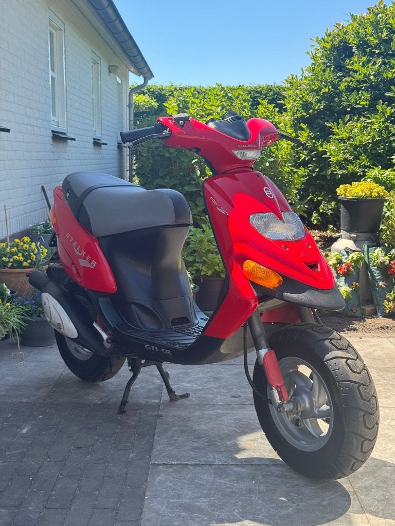 ⭐️Gilera stalker 50cc 2 takt rood nette staat Brom⭐️