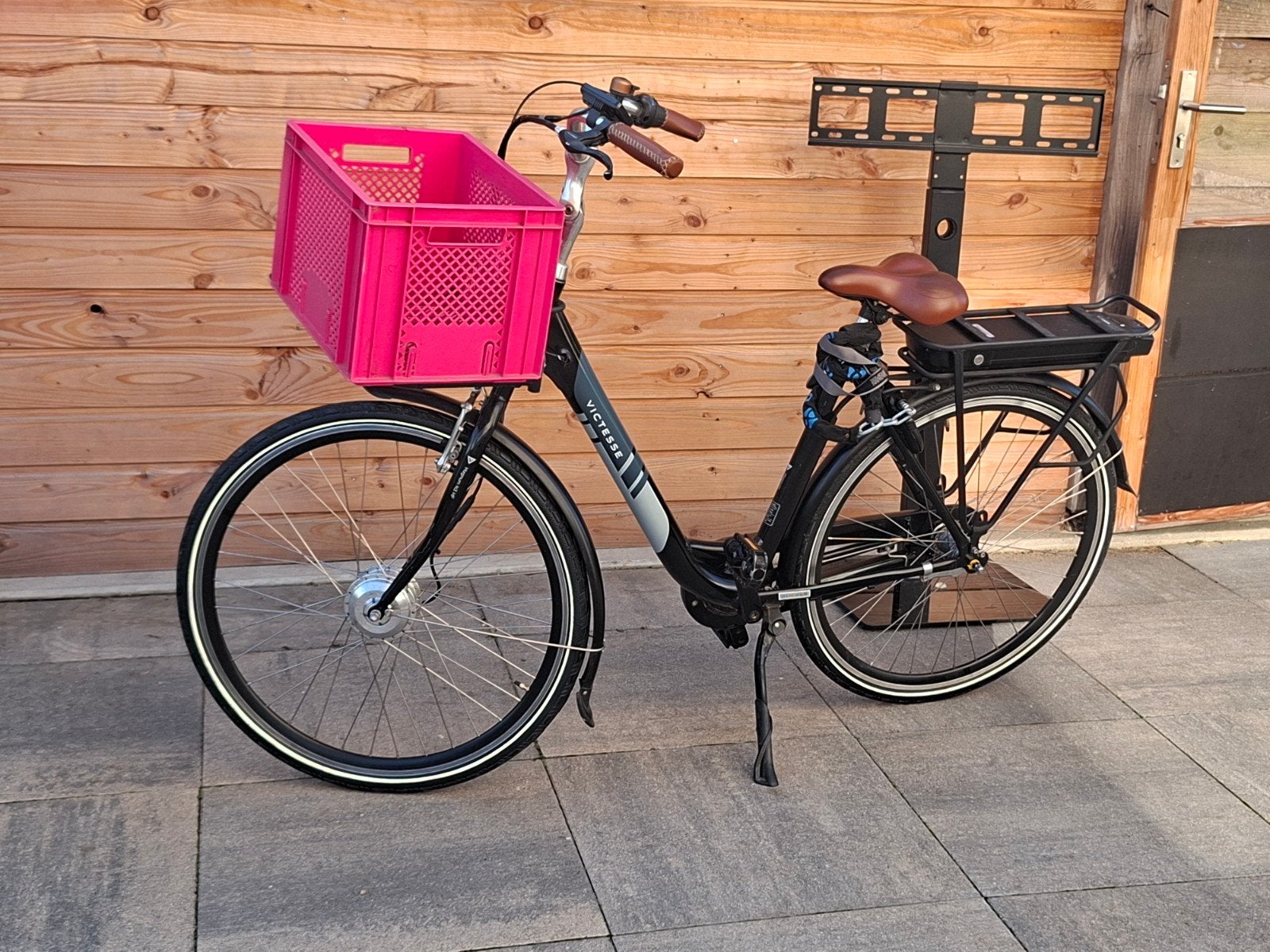 Victesse elektrische Fiets, Overige merken, Terugtraprem, Ophalen of Verzenden, Mandje