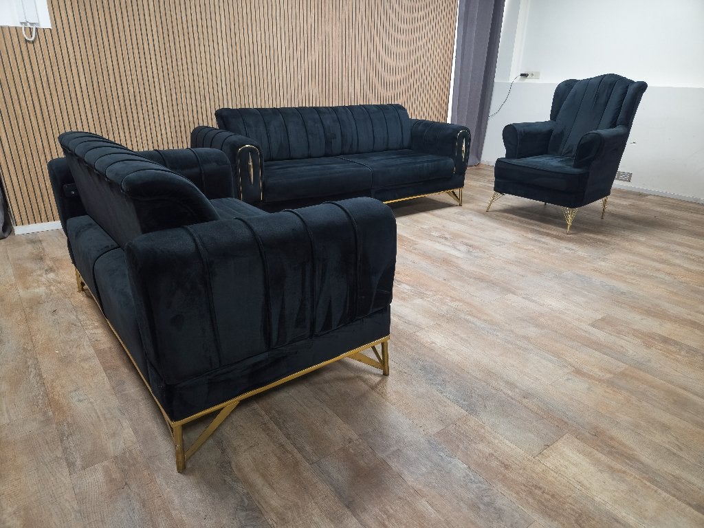 Zeer Mooi LUXE Antraciet 1-2-3 Zits Banken, Info@banxtel.nl, Overige maten, Hoekbank, Hoekbank