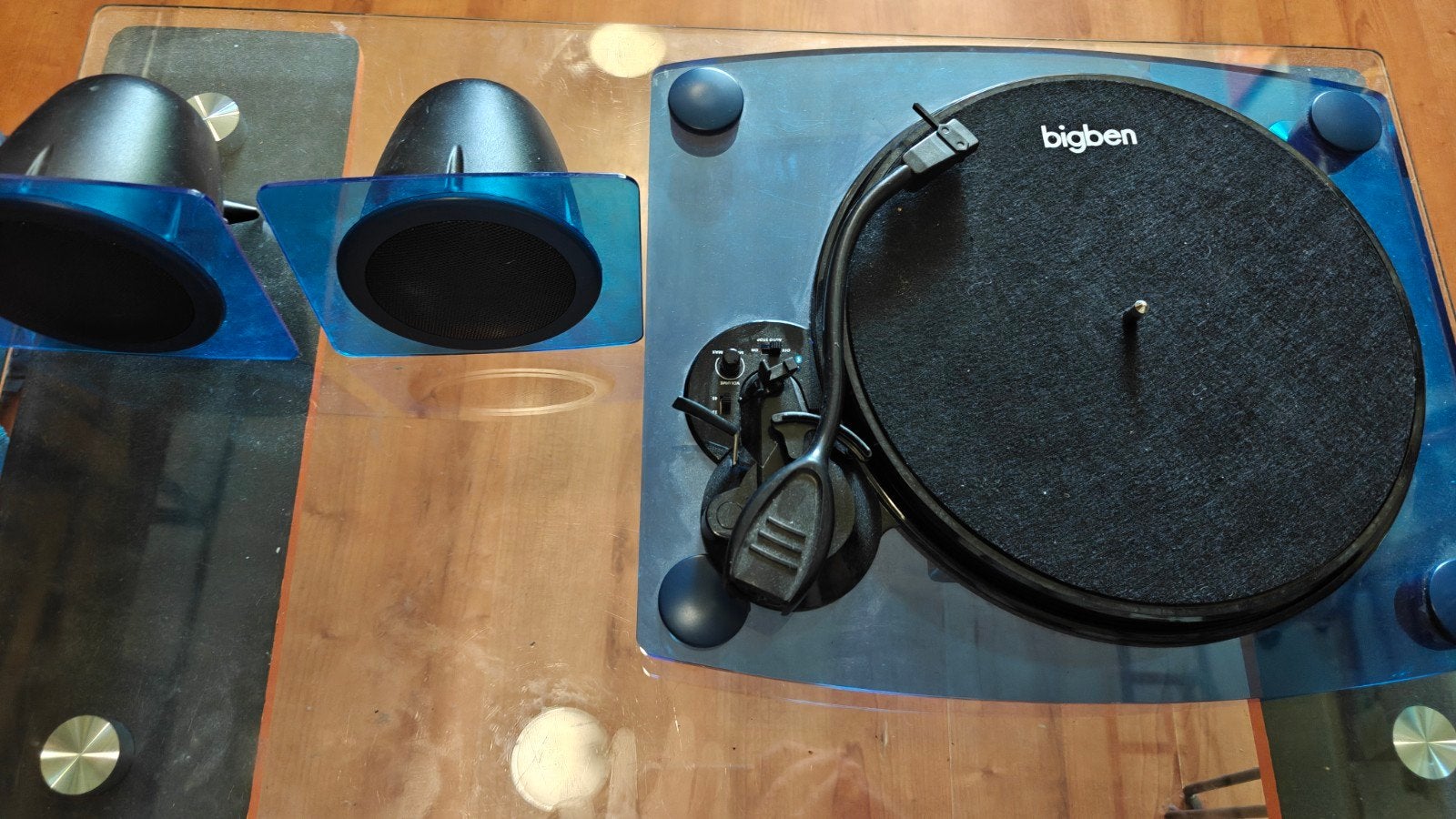 BigBen TD115SPS Platenspeler met speakers - Volledige set, Ophalen of Verzenden, Gebruikt, Platenspeler, Overige merken