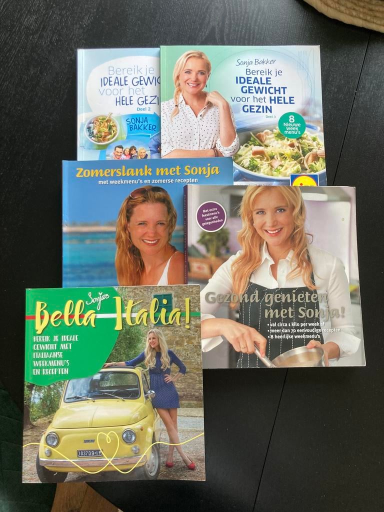5 boeken van Sonja Bakker, Boeken, Gezondheid, Dieet en Voeding, Nieuw, Ophalen of Verzenden