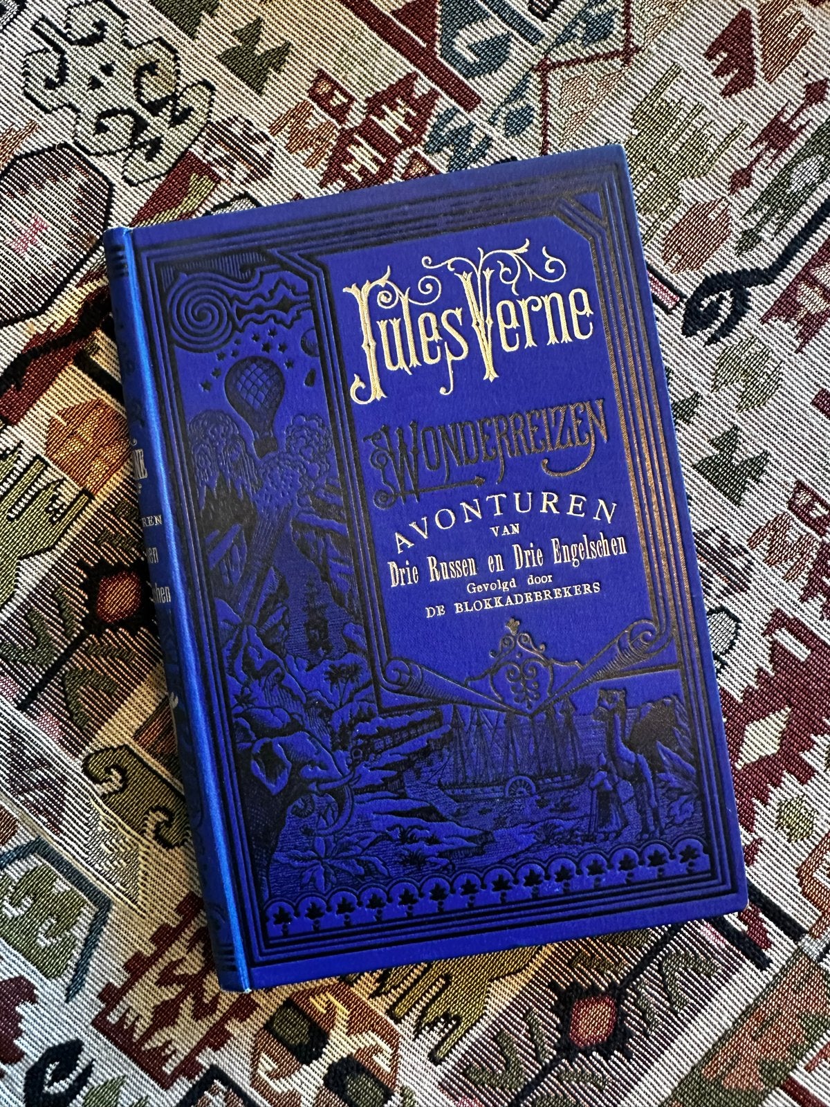 Jules Verne - avonturen - eerste editie!, Boeken, Ophalen of Verzenden, Gelezen