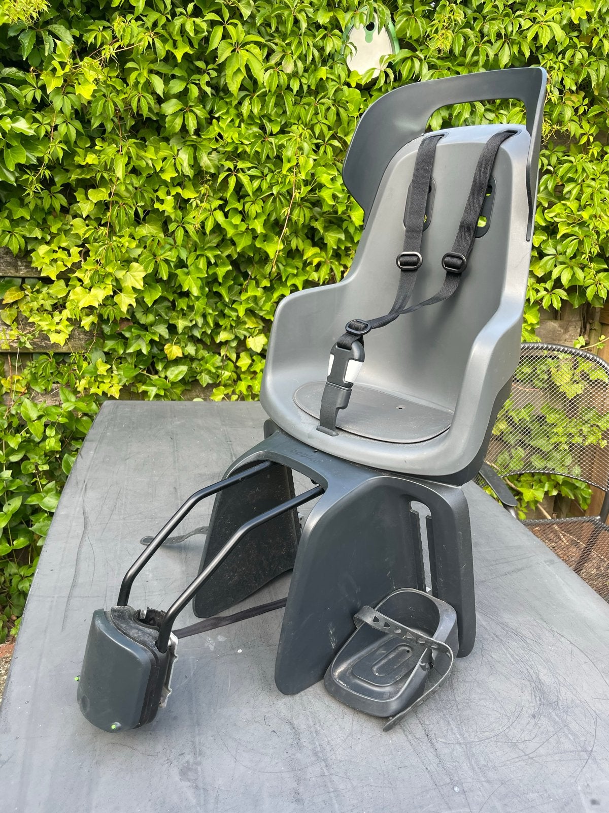 Bobike maxi Achterzitje met framebevestiging- Grijs, Ophalen, Achterzitje, 9 t/m 18 kg, Gebruikt