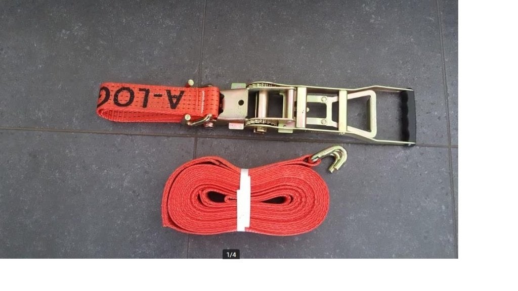 Spanriemen/banden + ratel nieuw 9 m, Ophalen