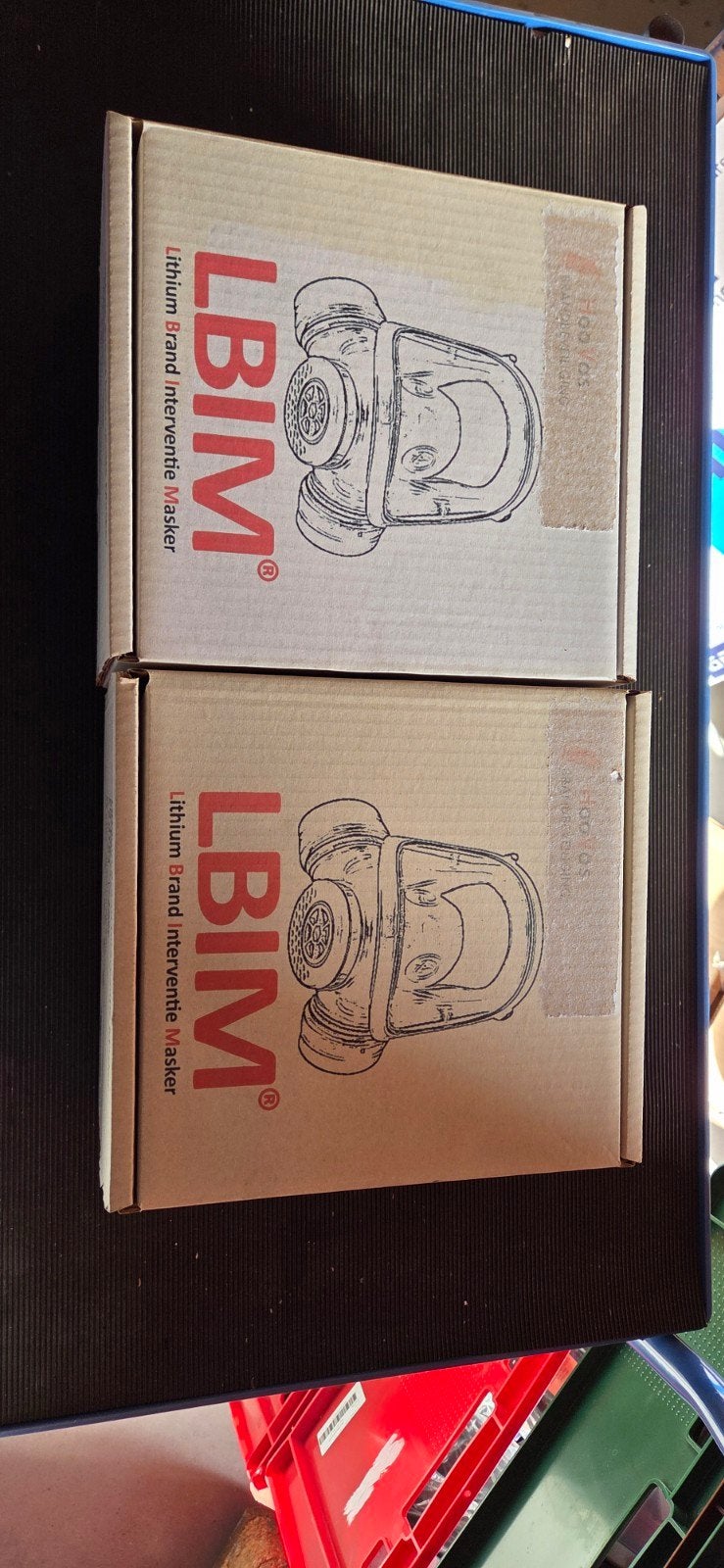 LBIM Lithium Brand Interventie Masker (2 stuks), Ophalen of Verzenden, Nieuw, Volgelaatsmaskers