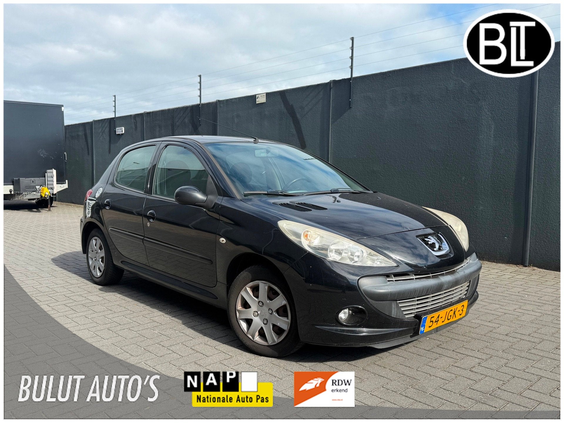 Peugeot 206 + 1.4 XS AIRCO* APK TOT 12-02-2027*, Auto's, 206+, 31 €/maand, 4 cilinders, Zwart