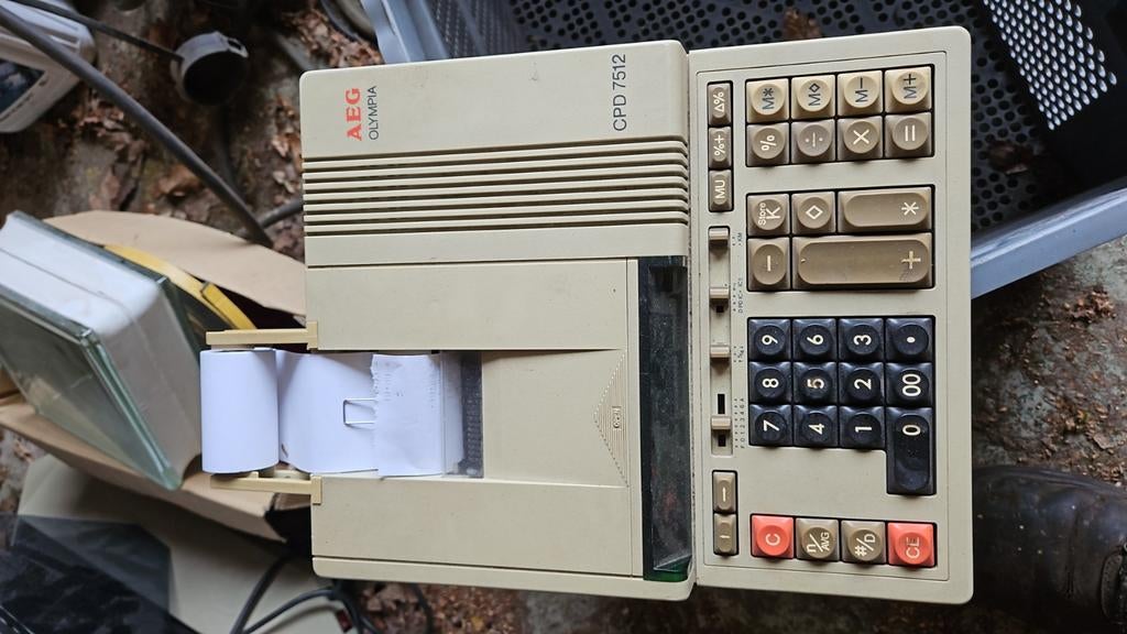 Kassa typmachine, Ophalen of Verzenden