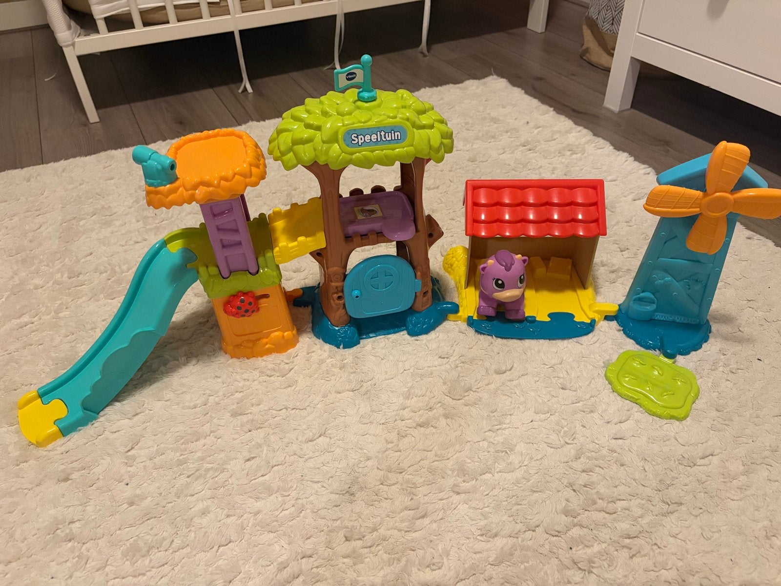 VTech Zoef Zoef Dieren Speeltuin met Geluid en Licht, Ophalen, Zo goed als nieuw, Overige typen, Met licht