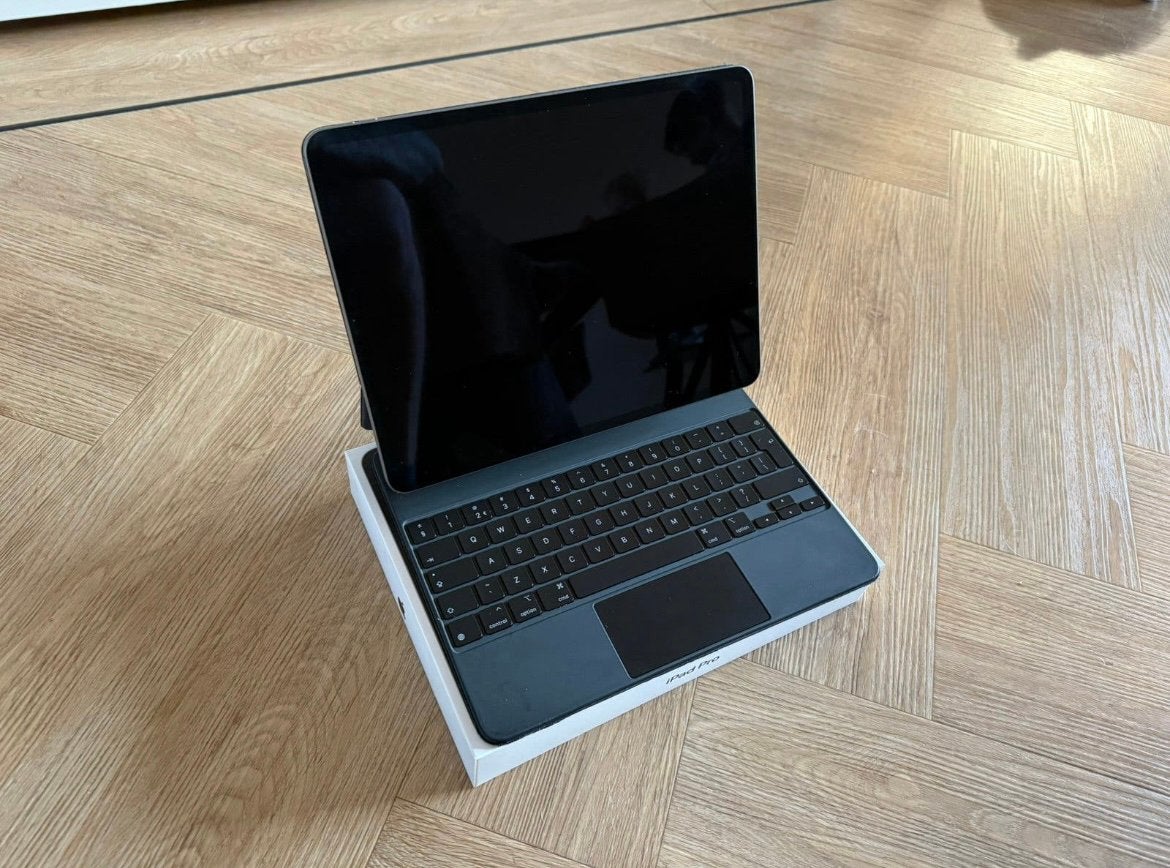 Apple IPad Pro 12,9 inch 3e generatie, 64GB +Magic keybord, Ophalen of Verzenden, Zo goed als nieuw, 12 inch, 64 GB