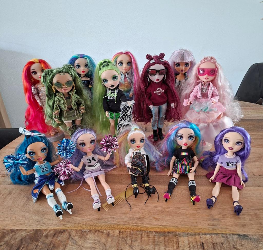 13 Rainbow high poppen in nette staat, Ophalen, Zo goed als nieuw, Overige typen