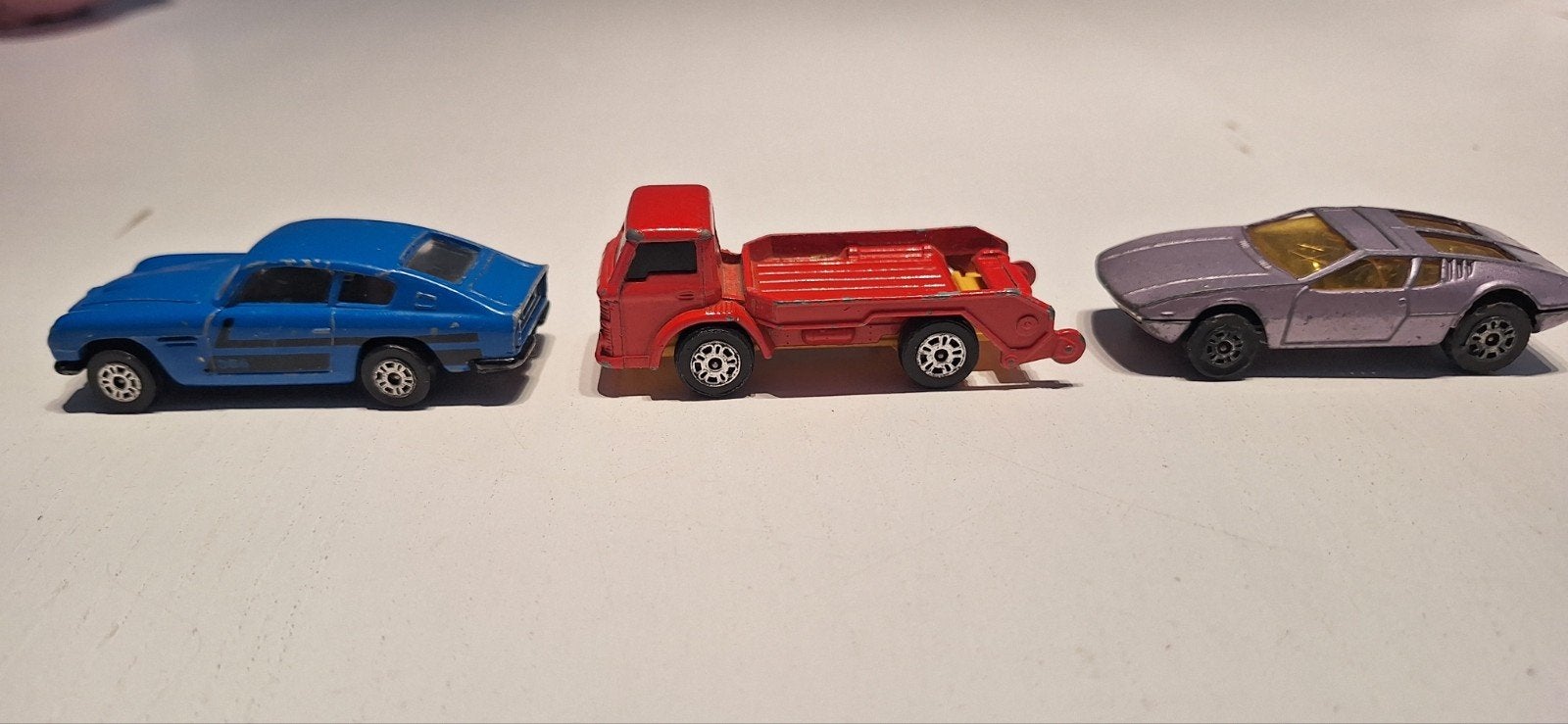 Corgi Juniors De Tomaso Mangusta Ford D 1000 Aston Martin D, Ophalen of Verzenden, Gebruikt, Auto
