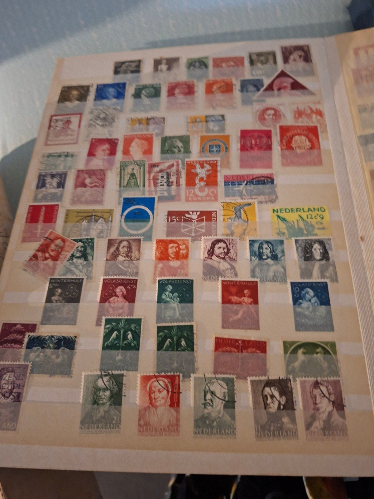 oude albums met postzegels, Ophalen, Nederland