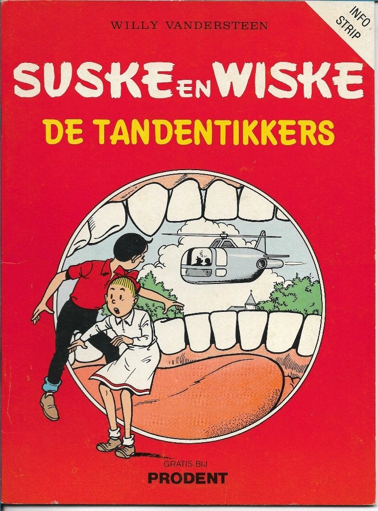 Suske en Wiske - De tandentikkers (Prodent), Eén stripboek, Ophalen of Verzenden, Gelezen