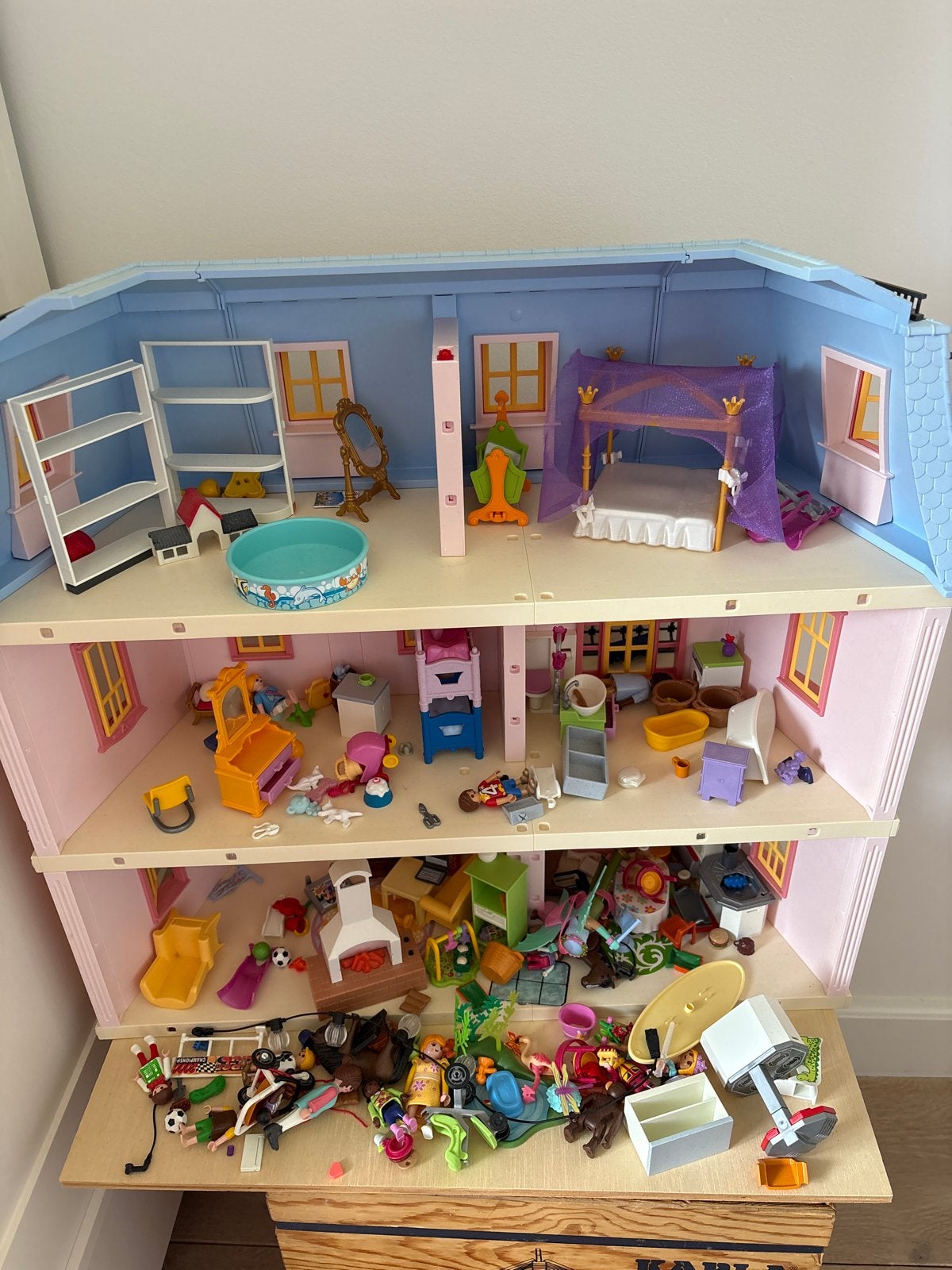 Playmobil huis volledig ingericht en in goede staat, Gebruikt, Gebouw, Complete set, Ophalen of Verzenden