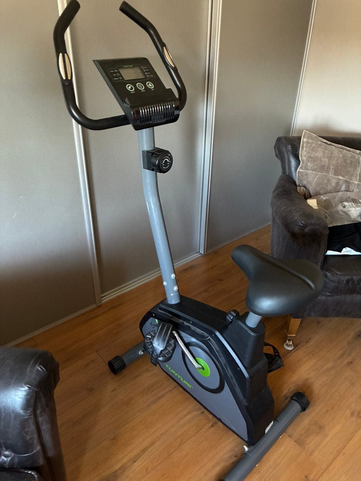 Tunturi Cardio Fit B30, Ophalen, Zo goed als nieuw, Metaal, Hometrainer