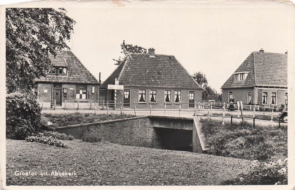 703-051-035 Groeten uit Abbekerk, Verzenden, Voor 1920, Noord-Holland