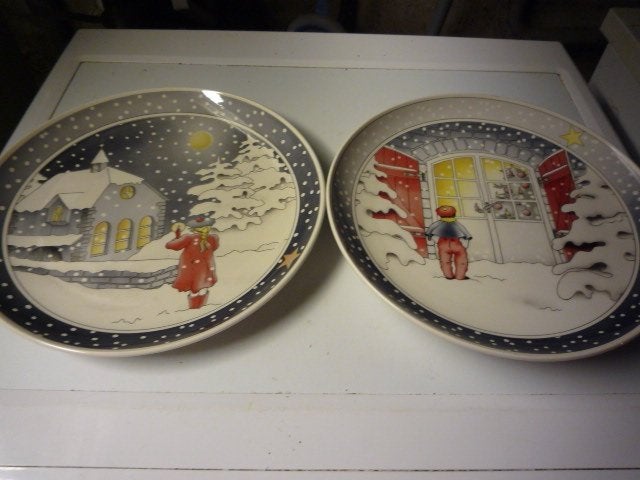 kerstservies grote borden/schalen oa Villeroy& Boch, Huis en Inrichting, Nieuw, Ophalen of Verzenden, Bord(en), Overige stijlen