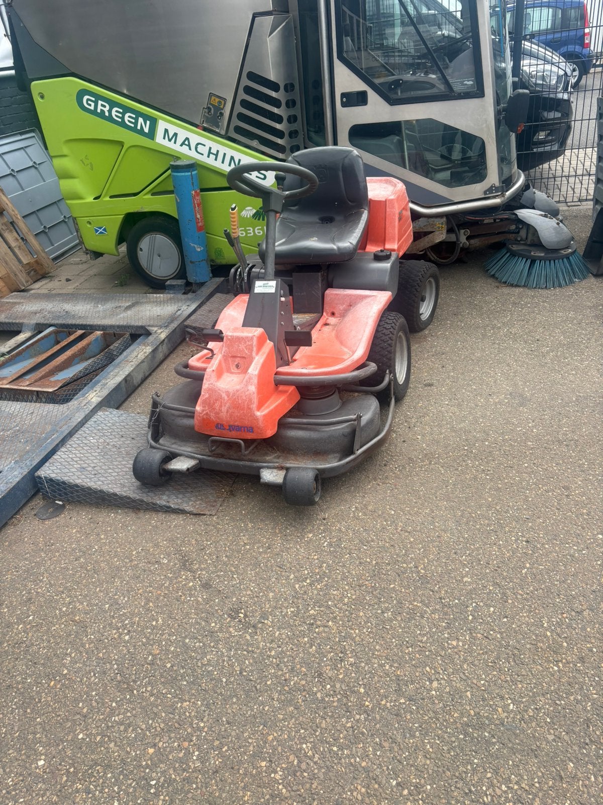 Husqvarna frontmaaier iets werk loopt goed, Tuin en Terras, Ophalen, Gebruikt, 50 cm of meer, H