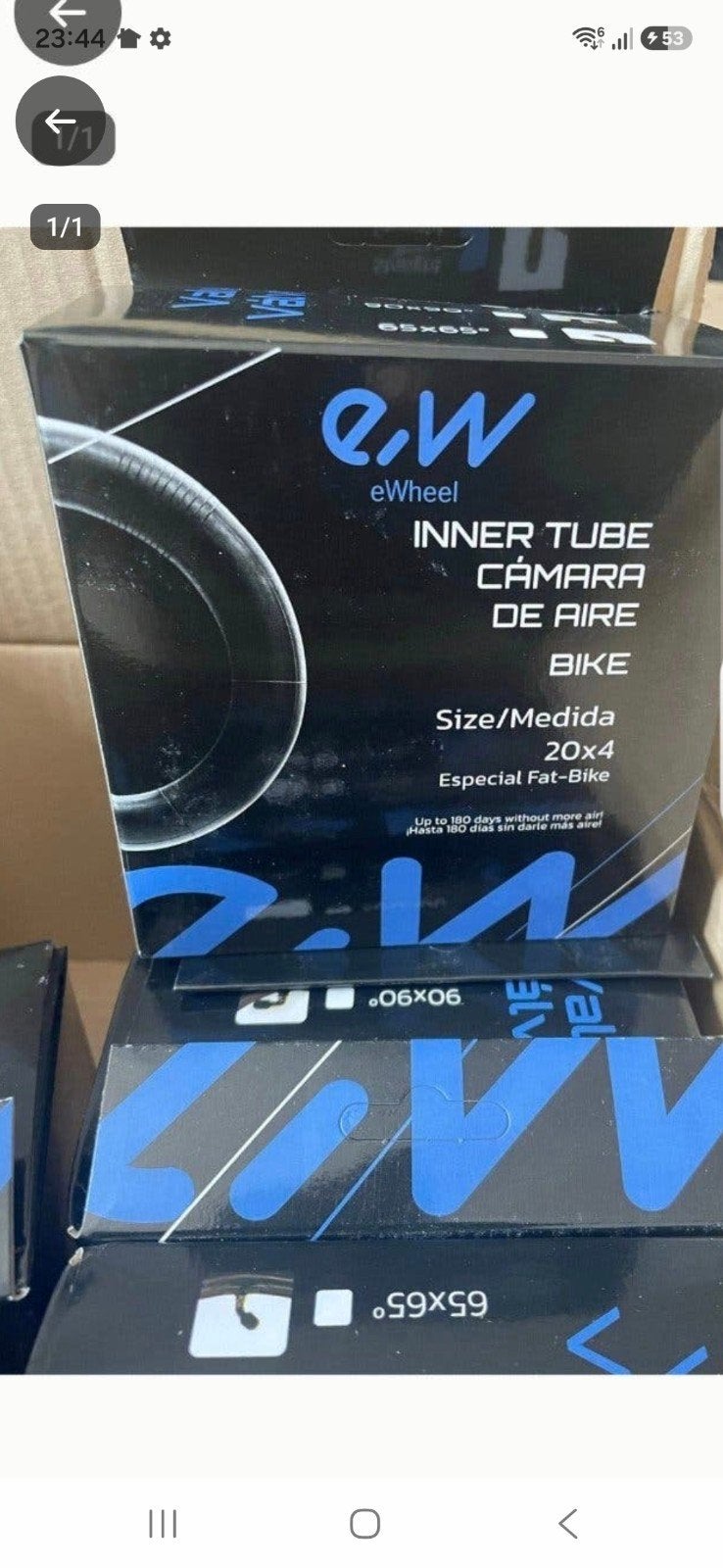 eWheel Binnenband 20x4 voor Fatbike, Ophalen, Band, Nieuw, Fatbike