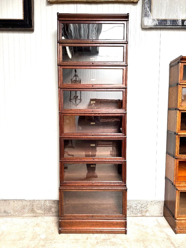 Originele HOGE Globe Wernicke antieke BOEKENKAST VITRINEKAST