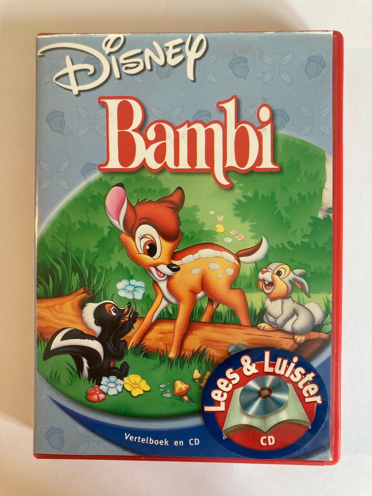 Bambi - Read Along, 2001 / CD + BOEK / Disney, Inclusief boekje, Overige typen, Ophalen of Verzenden, Zo goed als nieuw