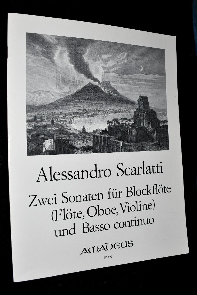 Alessandro Scarlatti - Zwei Sonaten Fur (Blockflote - Flote,, Ophalen of Verzenden, Zo goed als nieuw, Artiest of Componist, Klassiek