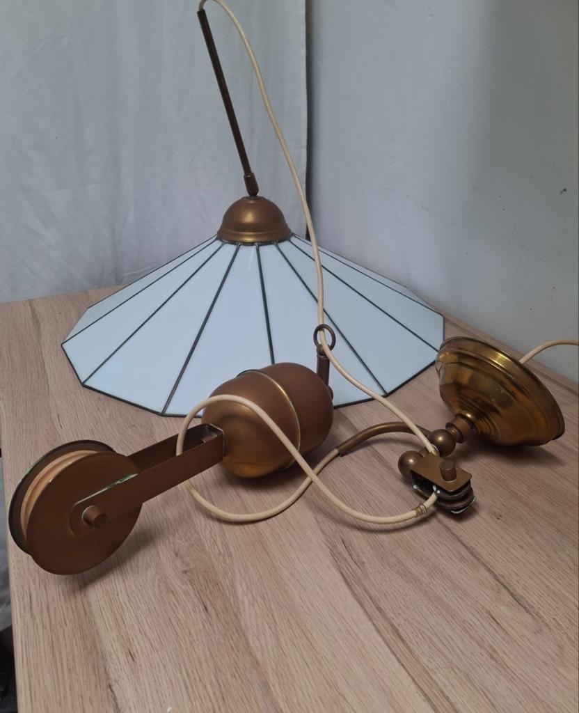 Tiffany vintage hanglamp., Huis en Inrichting, Lampen | Hanglampen, Ophalen of Verzenden, 50 tot 75 cm