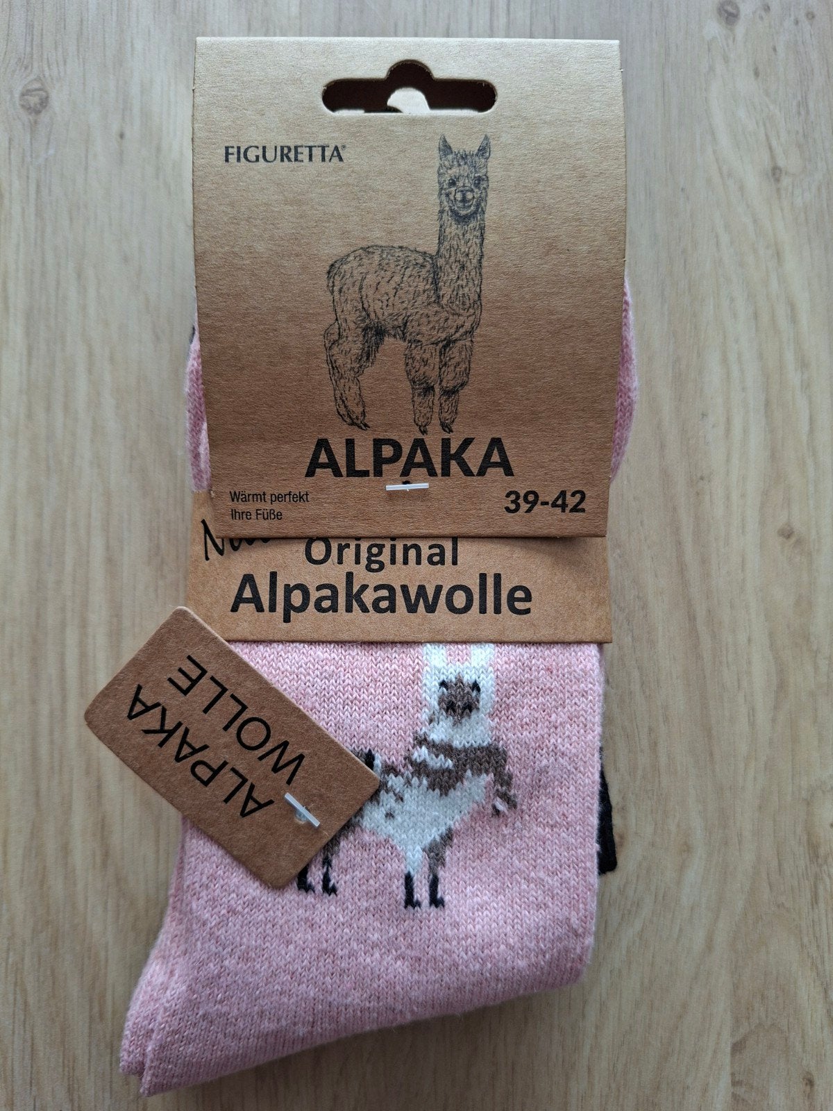 3 Paar Extra Dunne Alpaka Sokken Maat 39-42 (Alpaca-Print), Sokken en Kniesokken, Nieuw, Ophalen of Verzenden, Figuretta