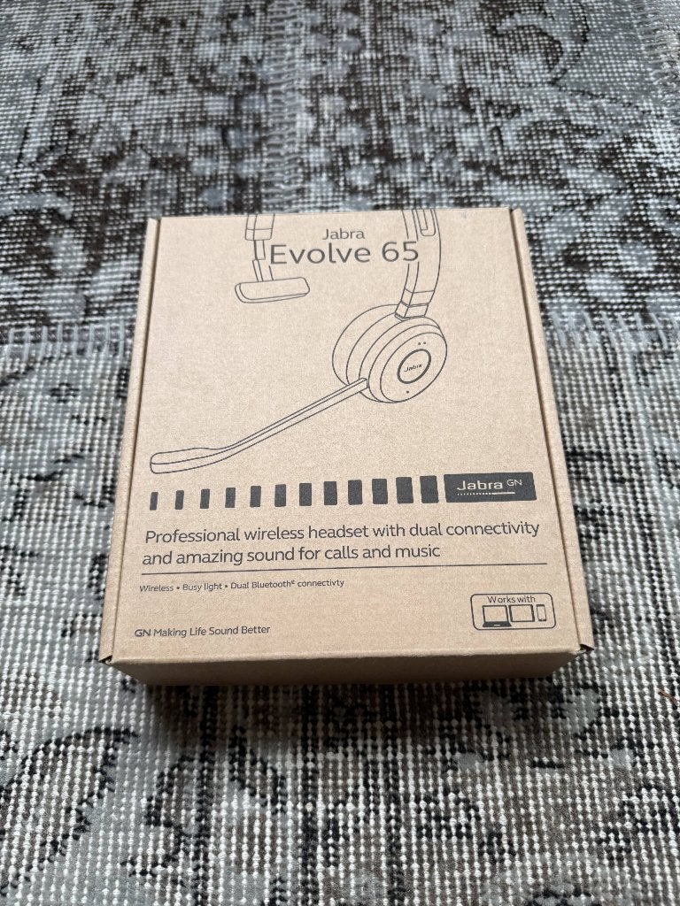 Jabra Evolve 65 MS mono Zwart SE, Computers en Software, Headsets, Nieuw, On-ear, Ophalen of Verzenden, Draadloos