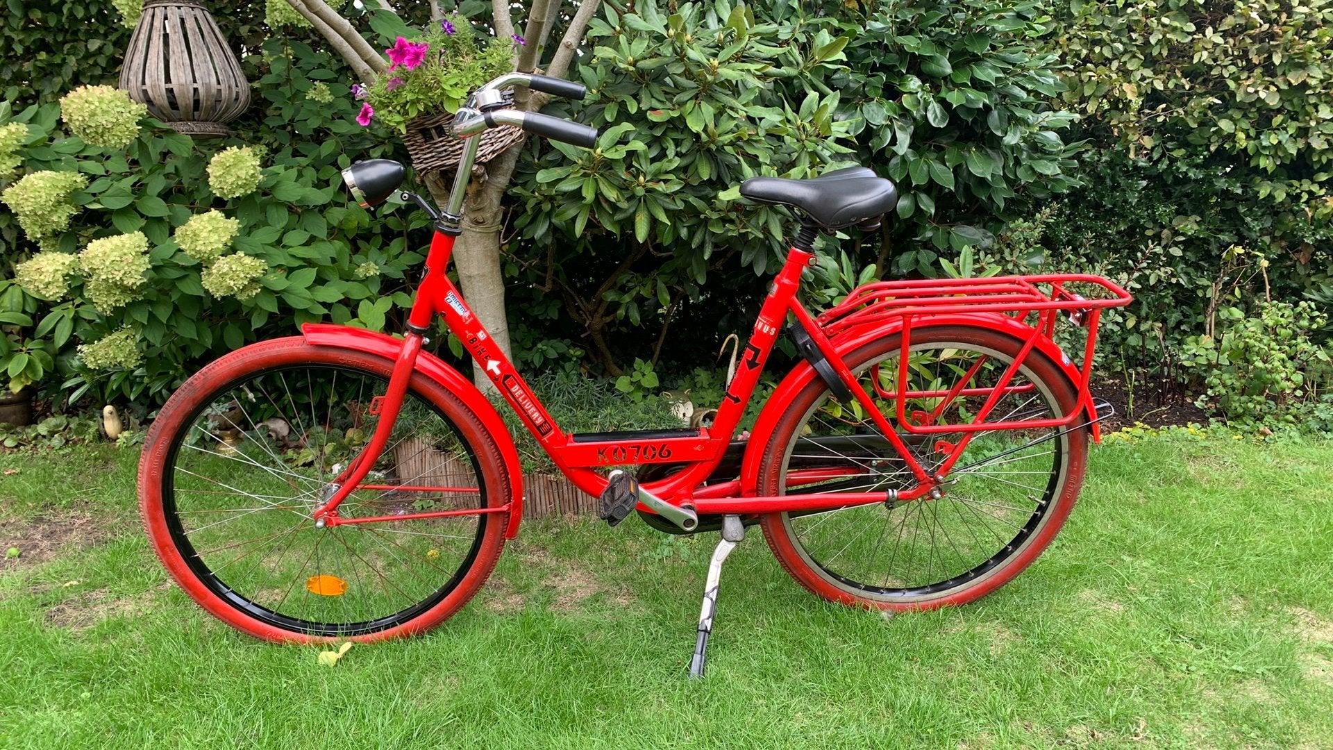 Batavus Delivery Bike, Stadfiets, 53 tot 56 cm, Ophalen, Gebruikt, Terugtraprem