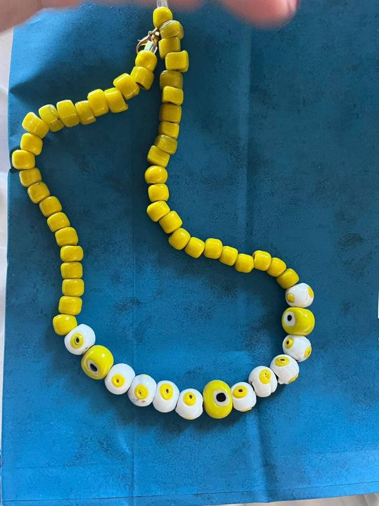 New- handmade bodrum bead collier- new, Sieraden, Tassen en Uiterlijk, Kettingen, Ophalen, Nieuw, Overige materialen