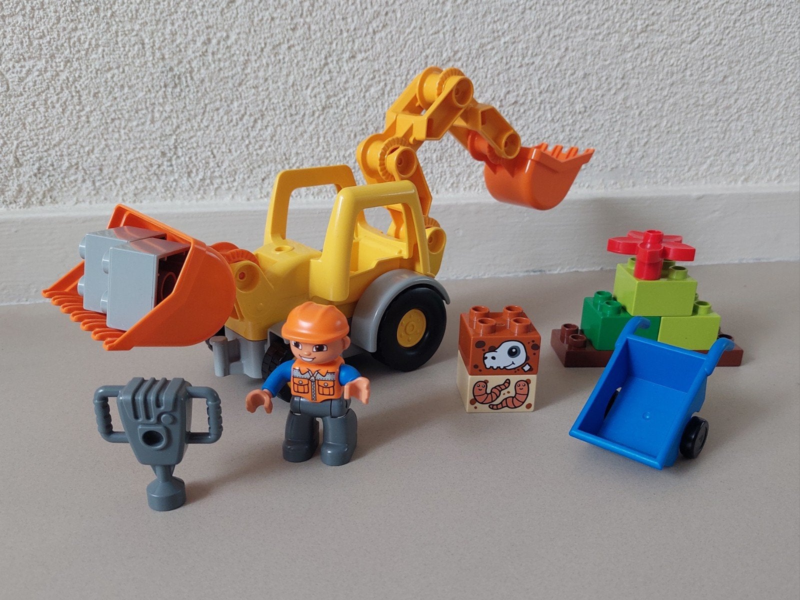 LEGO Duplo 10811 Graafmachine, Ophalen, Inclusief minifiguren, Gebruikt, Duplo